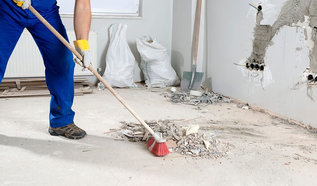 Completely clean and spotless property ready for occupancy after professional post-construction cleanup by Shimmer Shine